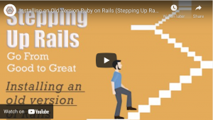How to Install an Old Version of Rails