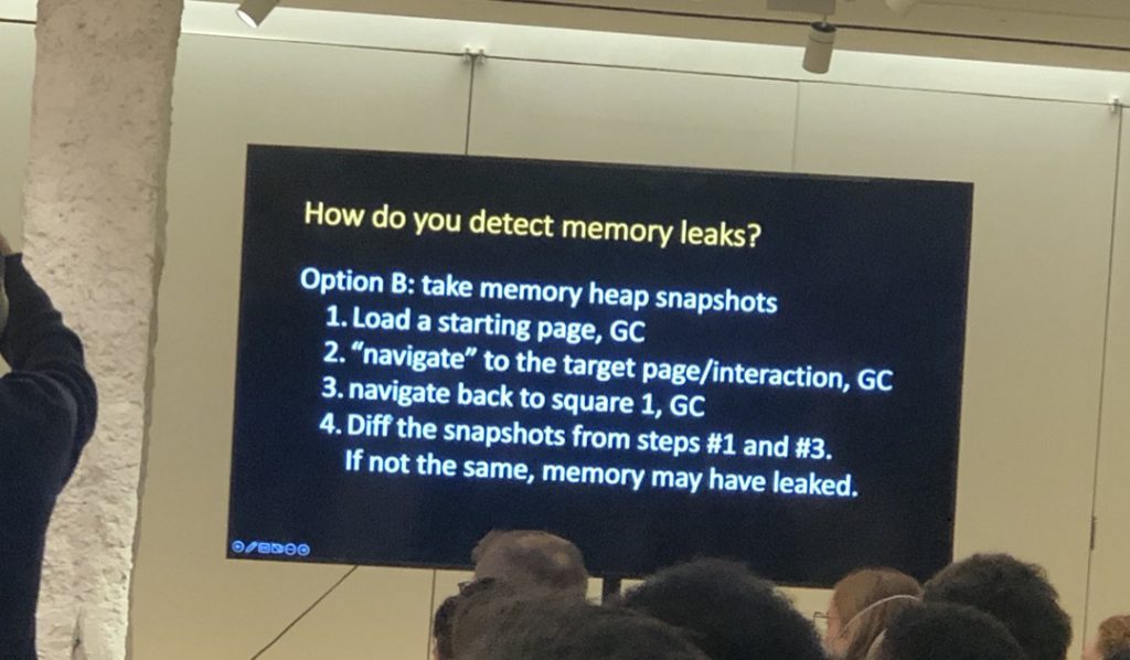 How to do you detect memory leaks in JS